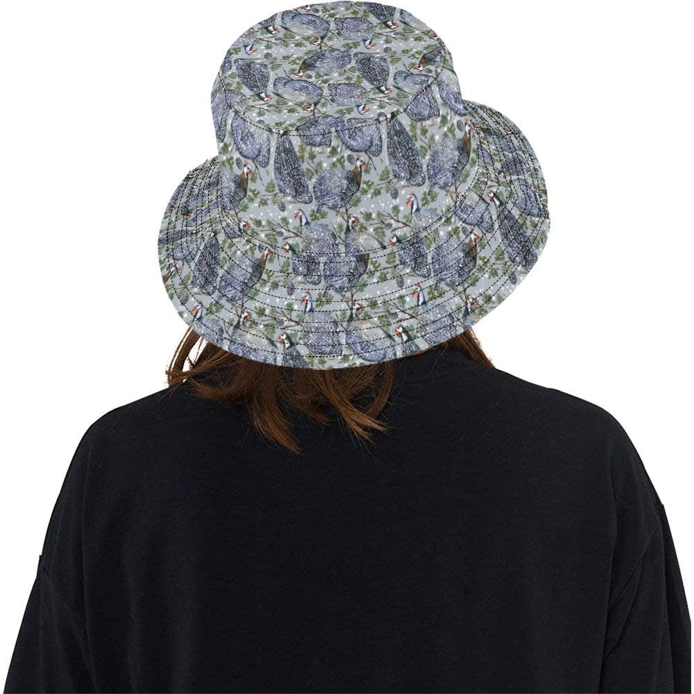 Guinea Fowl Print Design LKS402 Unisex Bucket Hat