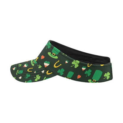 Shamrock Print Design LKS308 Unisex Sun Visor