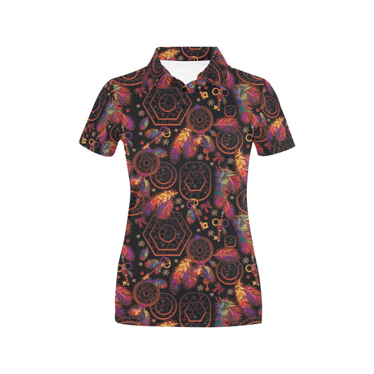 Dream catcher native american Women's Polo Shirt