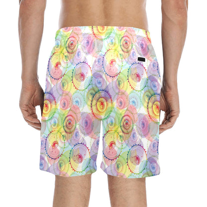 Third Eye Print Design LKS303 Men's Swim Trunks Beach Shorts