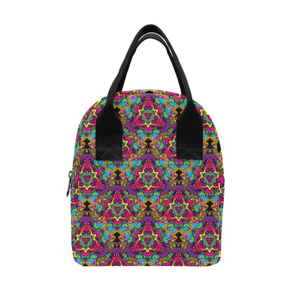 Trippy Print Design LKS303 Insulated Lunch Bag