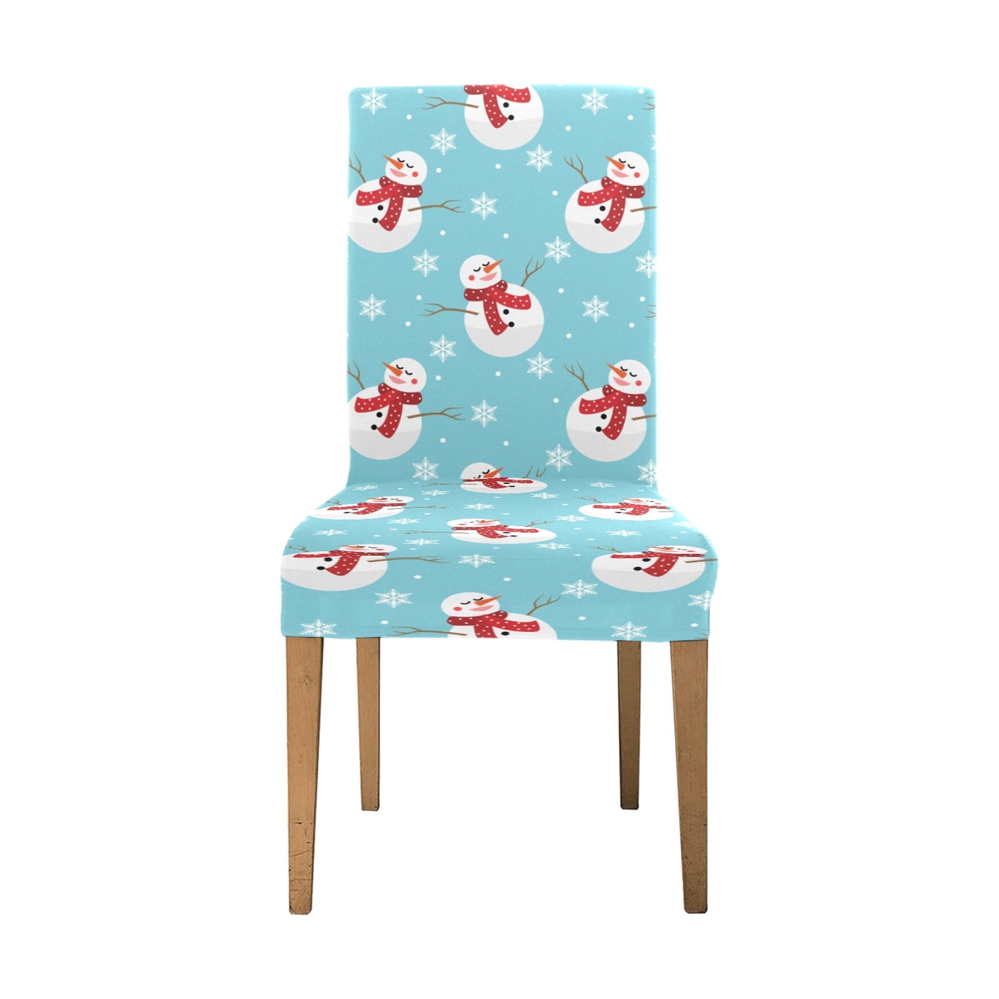 Snowman Print Design LKS304 Dining Chair Slipcover