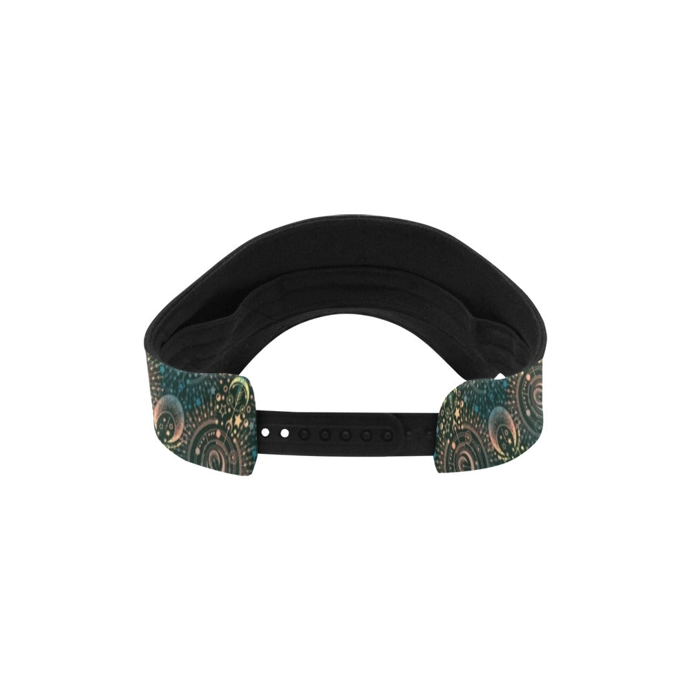 Sun Moon Print Design LKS307 Unisex Sun Visor