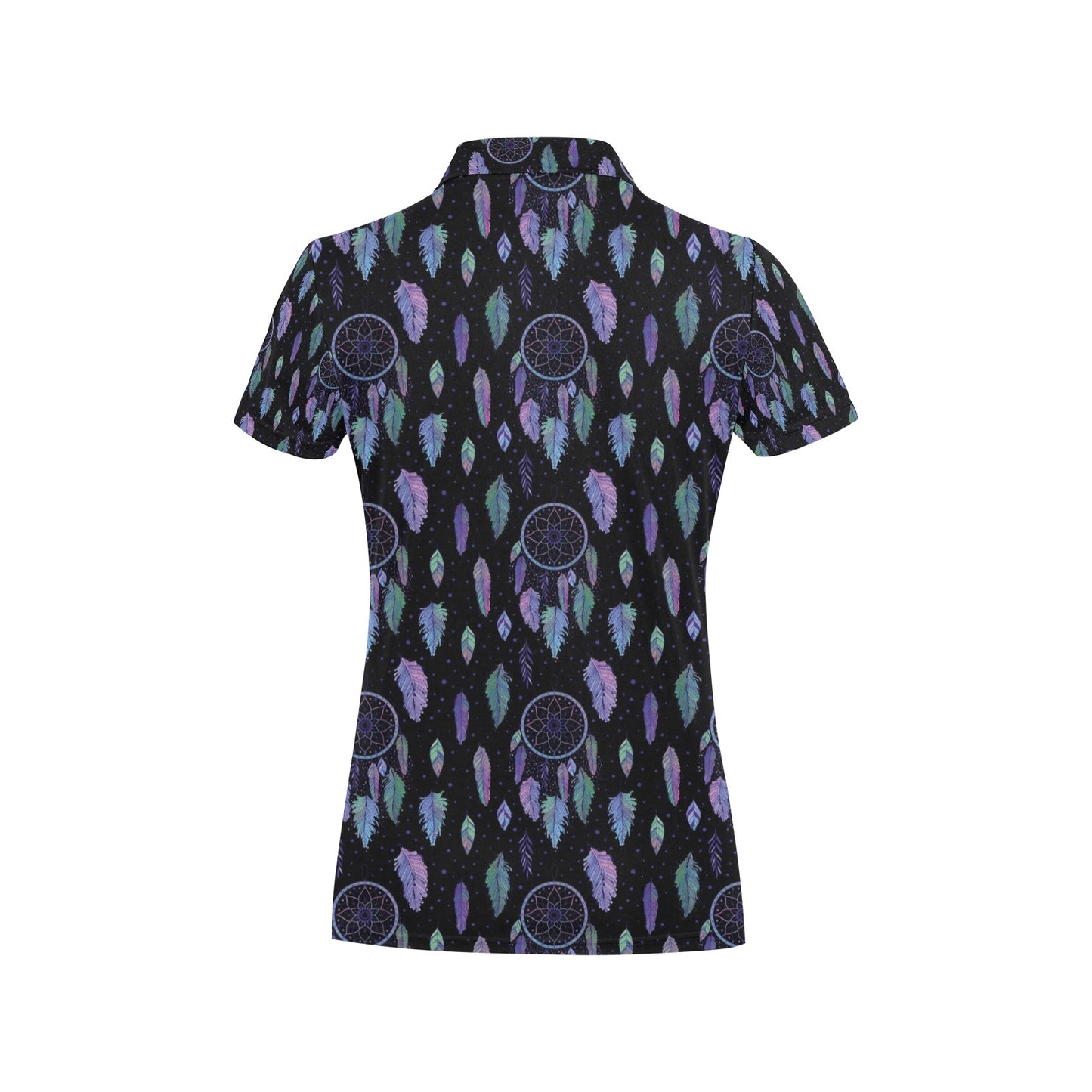Dream Catcher Tribal Design Women's Polo Shirt