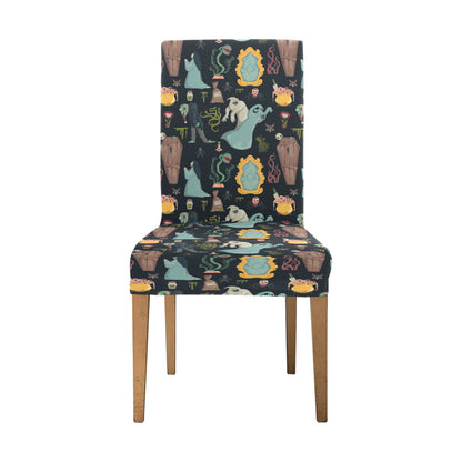 Creepy Print Design LKS303 Dining Chair Slipcover