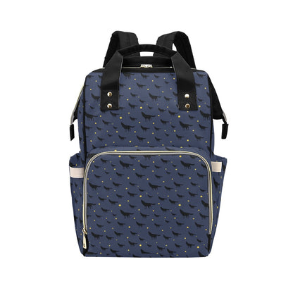 Wolf Print Design LKS301 Diaper Bag Backpack