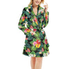 Hibiscus Hawaiian flower tropical Women's Fleece Robe