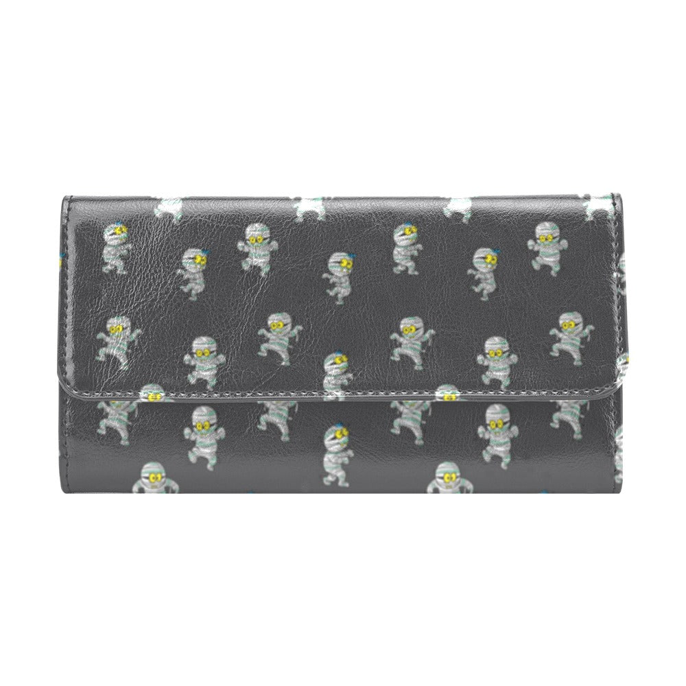 Mummy Print Design LKS305 Women's Trifold Wallet
