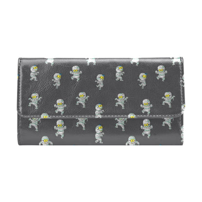 Mummy Print Design LKS305 Women's Trifold Wallet