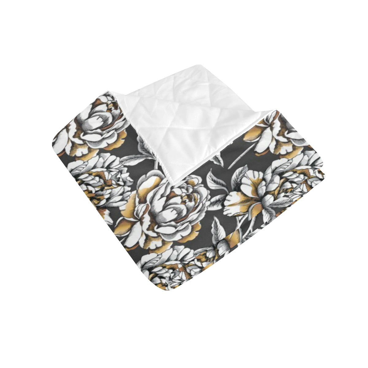 Peony Pattern Print Design PE06 Premium Quilt