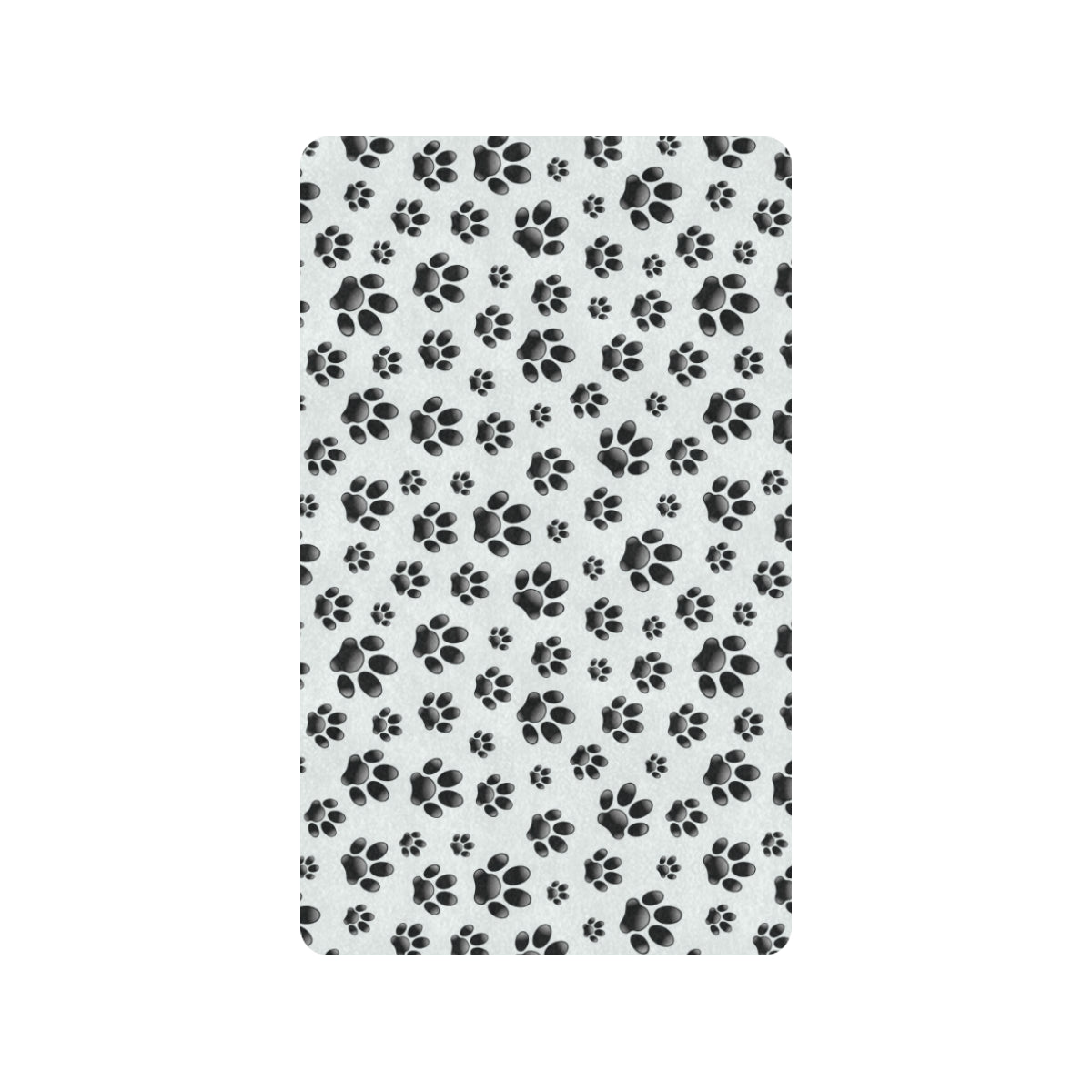 Paw Themed Print Rubber Doormat