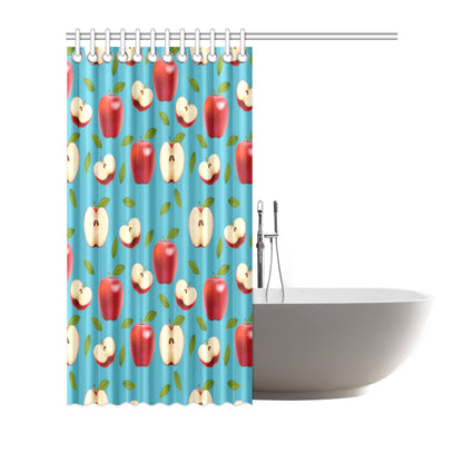 Apple Pattern Print Design AP012 Shower Curtain
