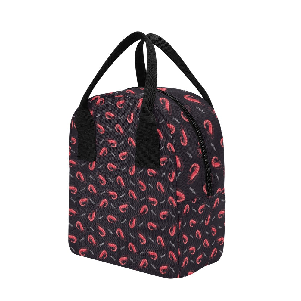 Shrimp Print Design LKS302 Insulated Lunch Bag
