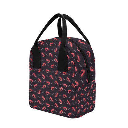 Shrimp Print Design LKS302 Insulated Lunch Bag
