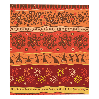 African Pattern Print Design 04 Premium Quilt