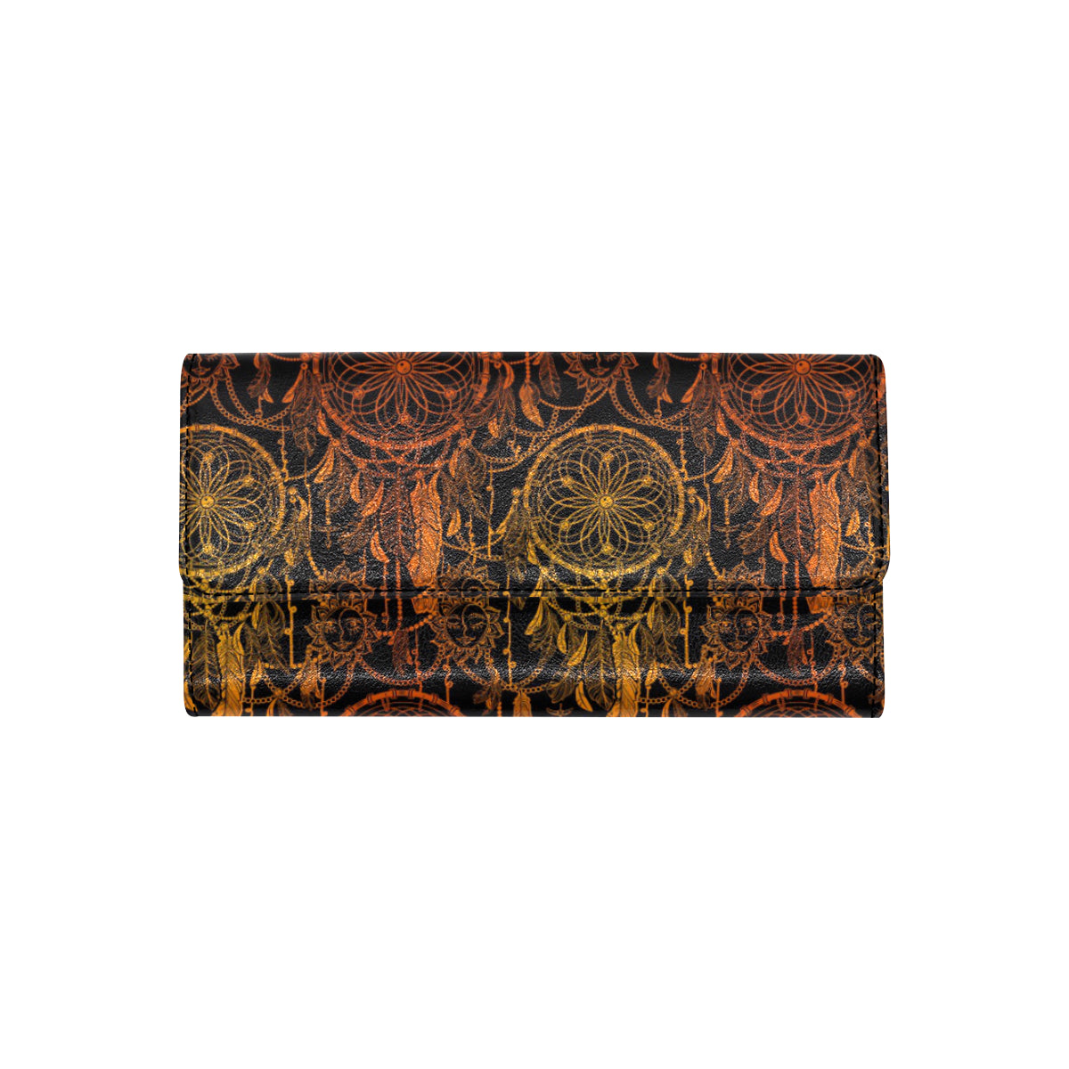 Dream catcher Sun and Moon Women's Trifold Wallet