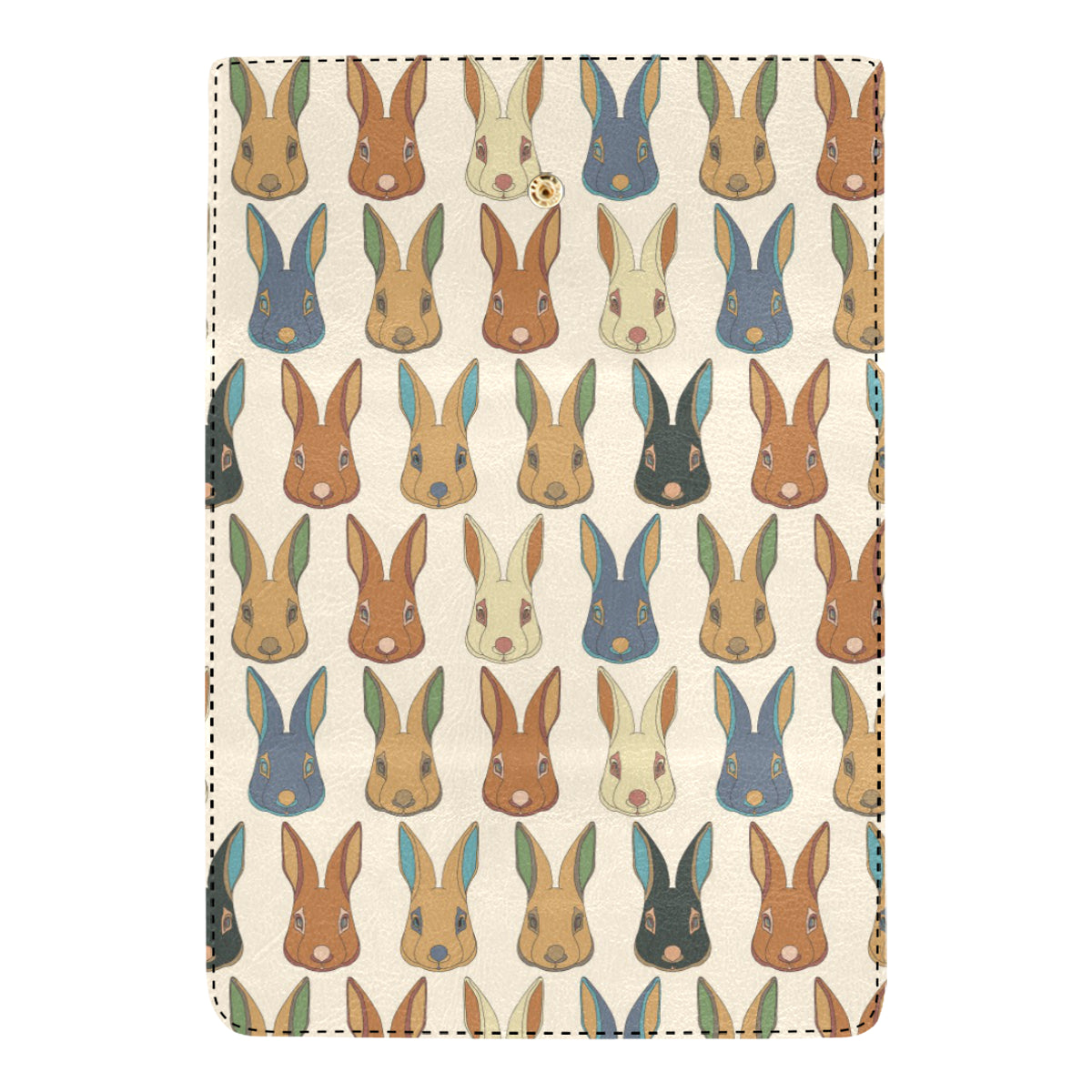 Rabbit Pattern Print Design RB04 Women's Trifold Wallet