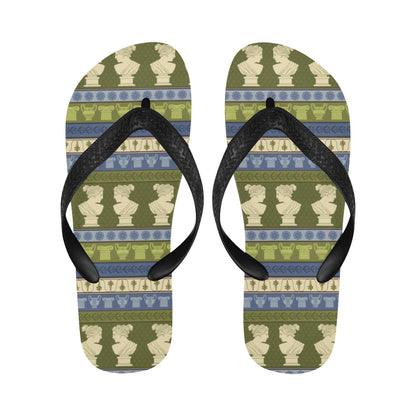 Ancient Greek Statue Print Design LKS301 Flip Flops