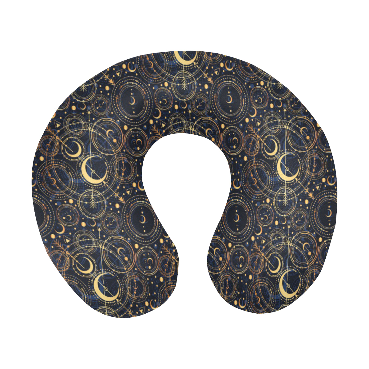 Celestial Pattern Print Design 04 U-Shaped Travel Neck Pillow