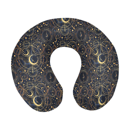 Celestial Pattern Print Design 04 U-Shaped Travel Neck Pillow