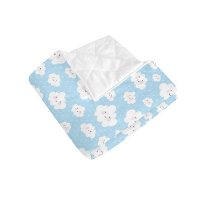 Cloud  Pattern Print Design 02 Premium Quilt