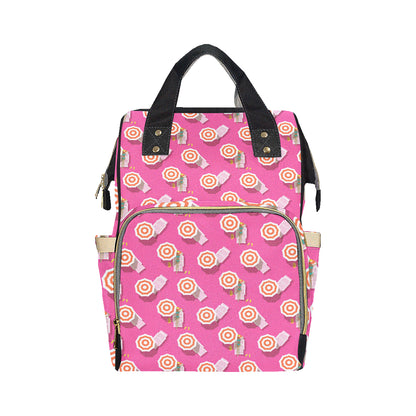 Beach Top View Umbrella Theme Diaper Bag Backpack