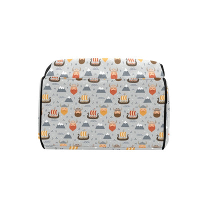 Vikings Print Design LKS307 Diaper Bag Backpack