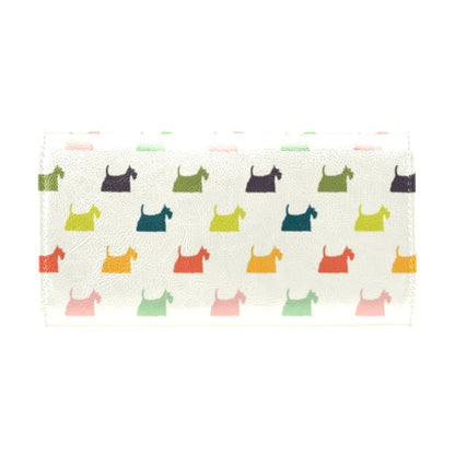 Scottish Terriers Print Design LKS305 Women's Trifold Wallet