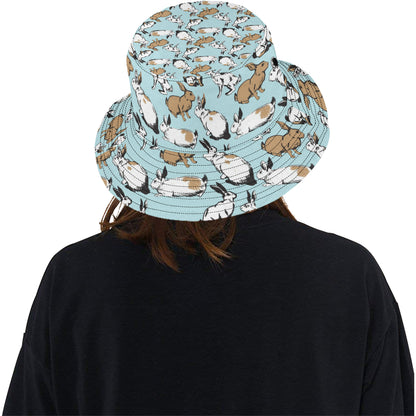 Rabbit Pattern Print Design RB018 Unisex Bucket Hat