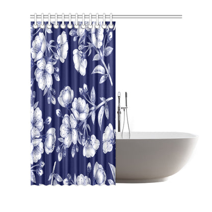 Cherry Blossom Pattern Print Design CB01 Shower Curtain