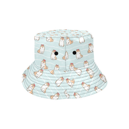 Shiba Inu Print Design LKS3011 Unisex Bucket Hat