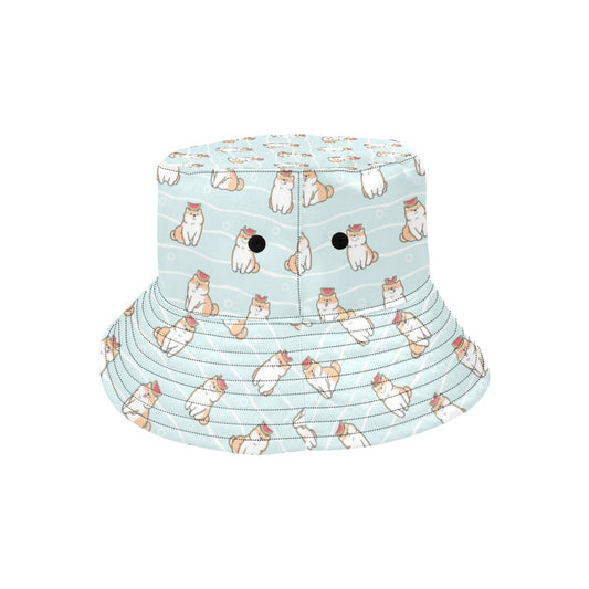 Shiba Inu Print Design LKS3011 Unisex Bucket Hat