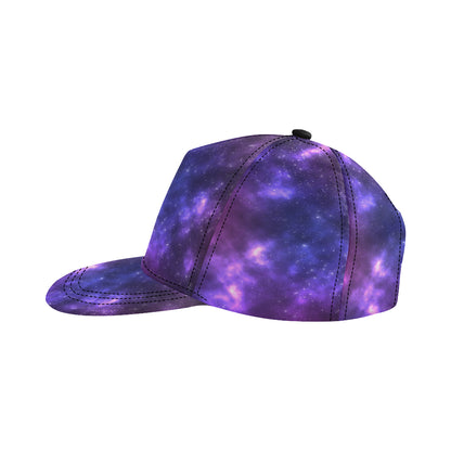 Celestial Purple Blue Galaxy Snapback Cap