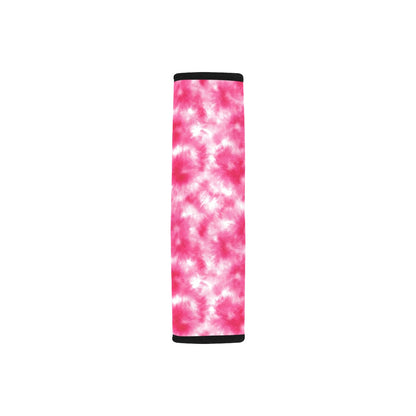 Tie Dye Pink Print Design LKS304 Car Seat Belt Cover