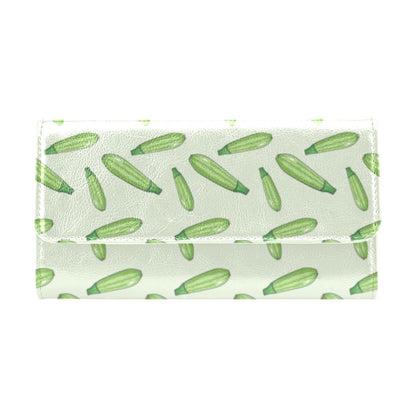 Zucchini Print Design LKS302 Women's Trifold Wallet