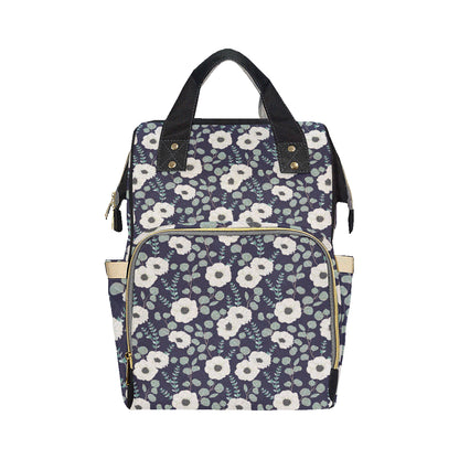 Anemone Pattern Print Design AM01 Diaper Bag Backpack