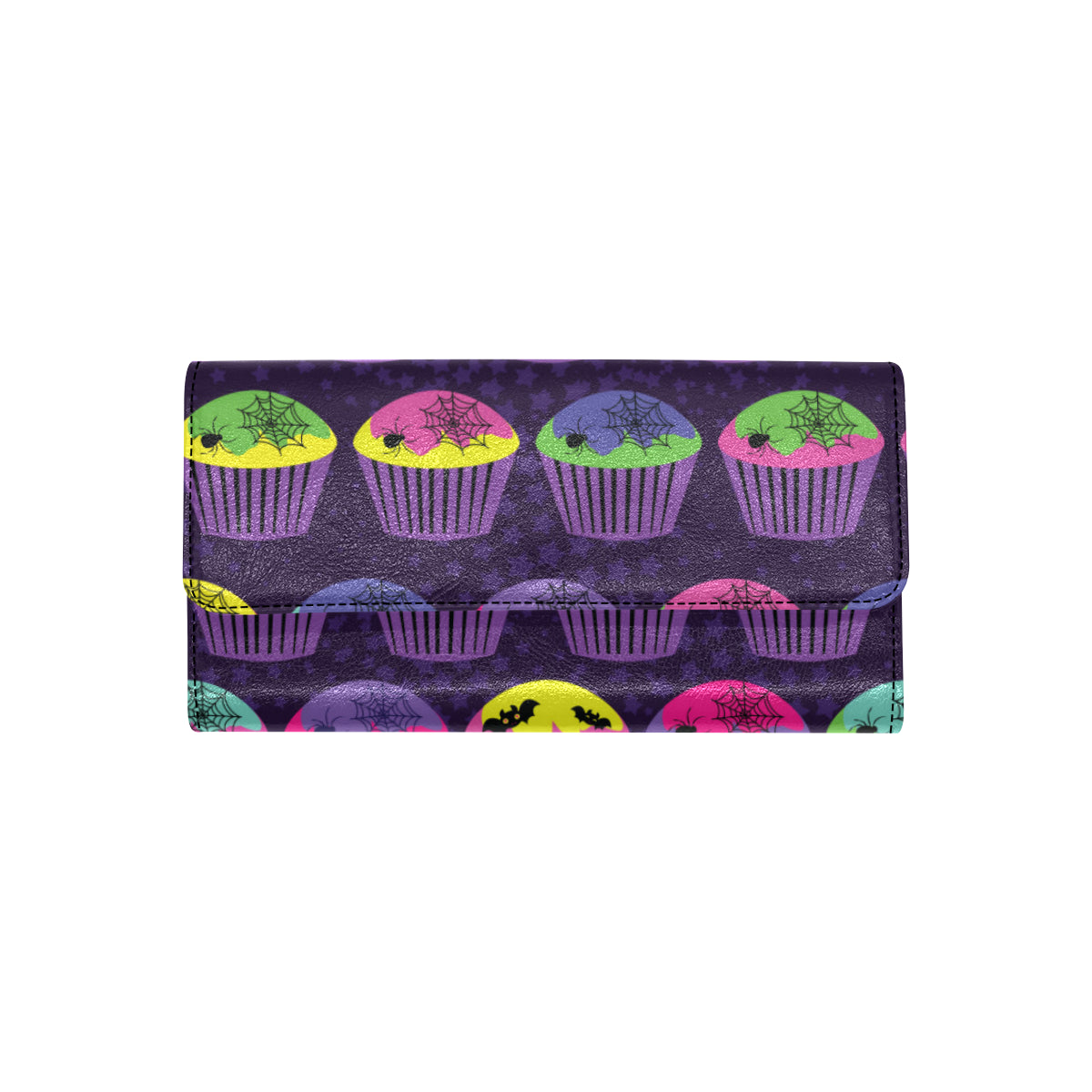 CupCake Halloween Women's Trifold Wallet