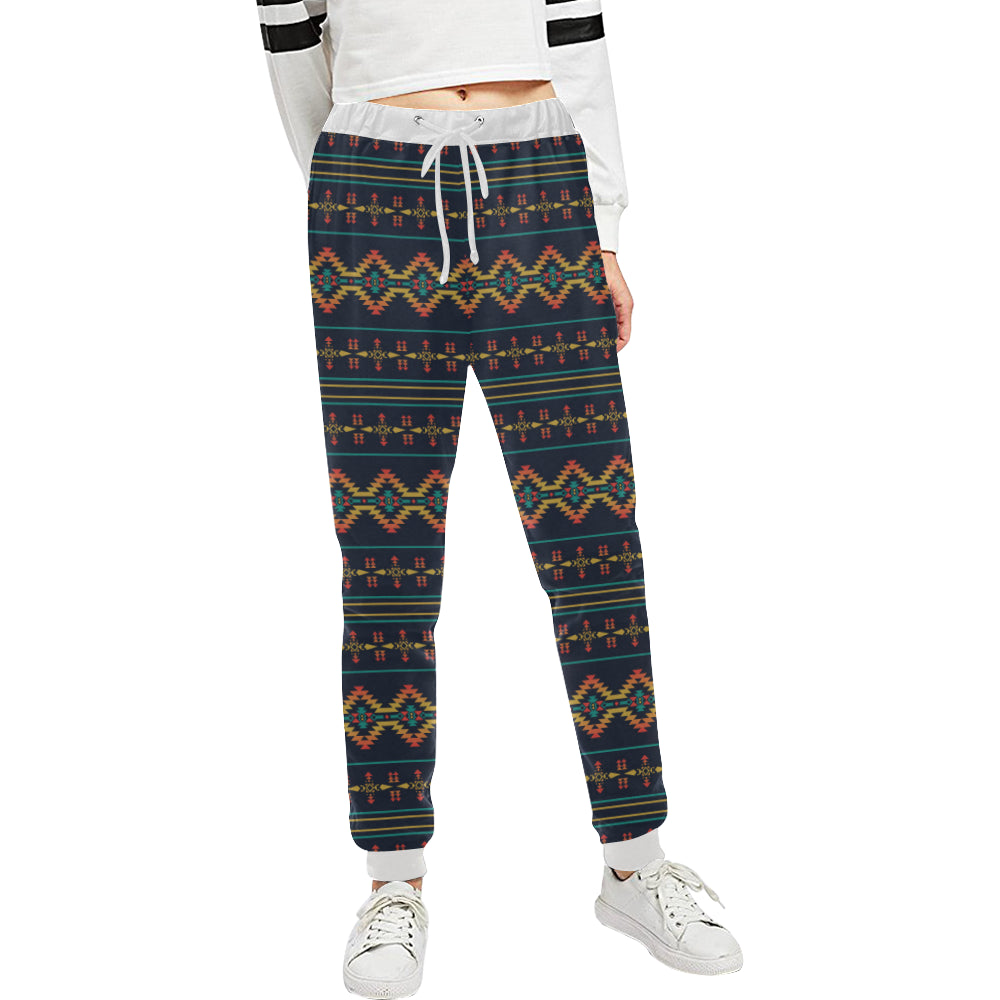 Southwest American Design Themed Print Unisex Sweatpants