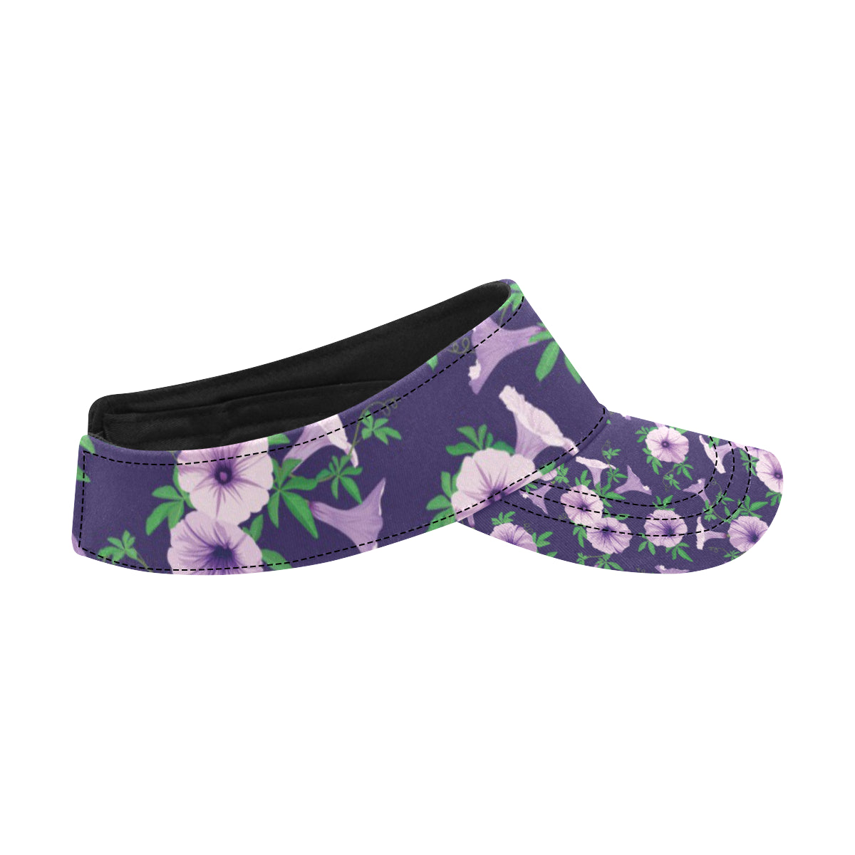 Morning Glory Pattern Print Design MG01 Unisex Sun Visor