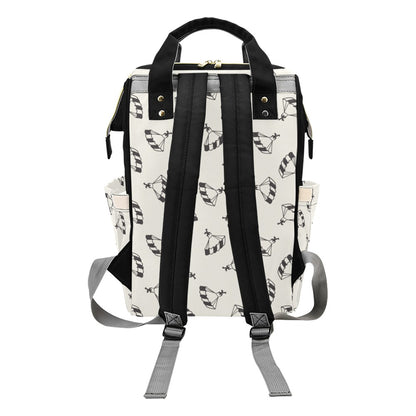 Skydiver Print Design LKS301 Diaper Bag Backpack