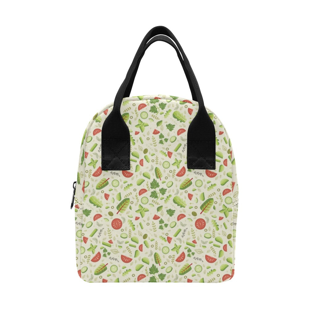 Salad Vegetable Print Design LKS302 Insulated Lunch Bag