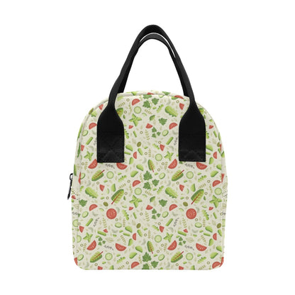 Salad Vegetable Print Design LKS302 Insulated Lunch Bag