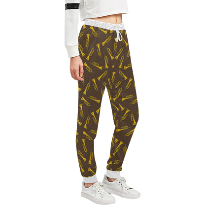 Trumpet Pattern Design Print Unisex Sweatpants