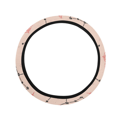 Sagittarius Star Print Design LKS302 Steering Wheel Cover with Elastic Edge