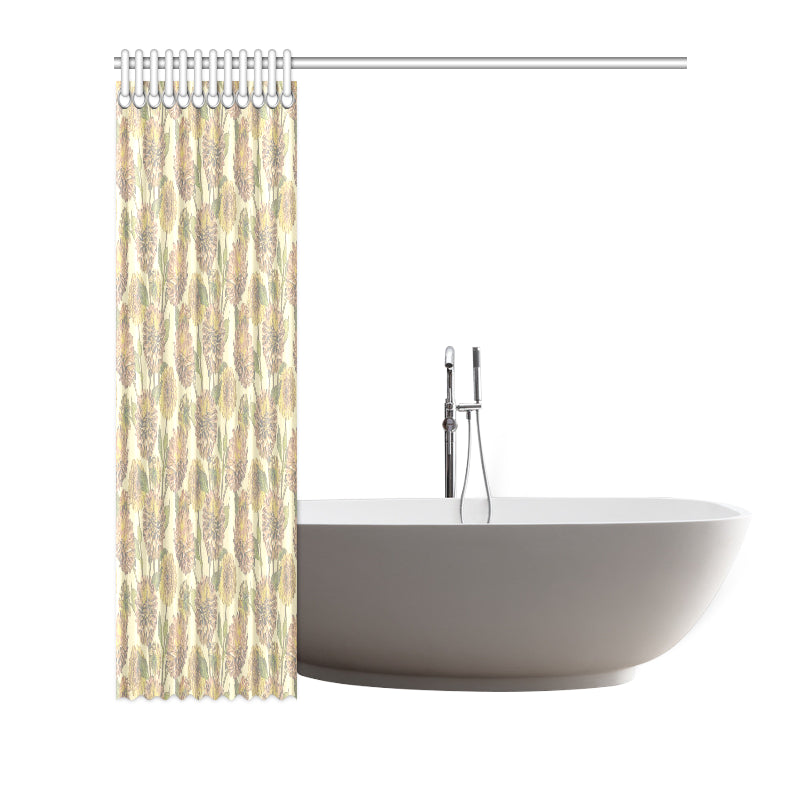 Dahlia Pattern Print Design DH09 Shower Curtain