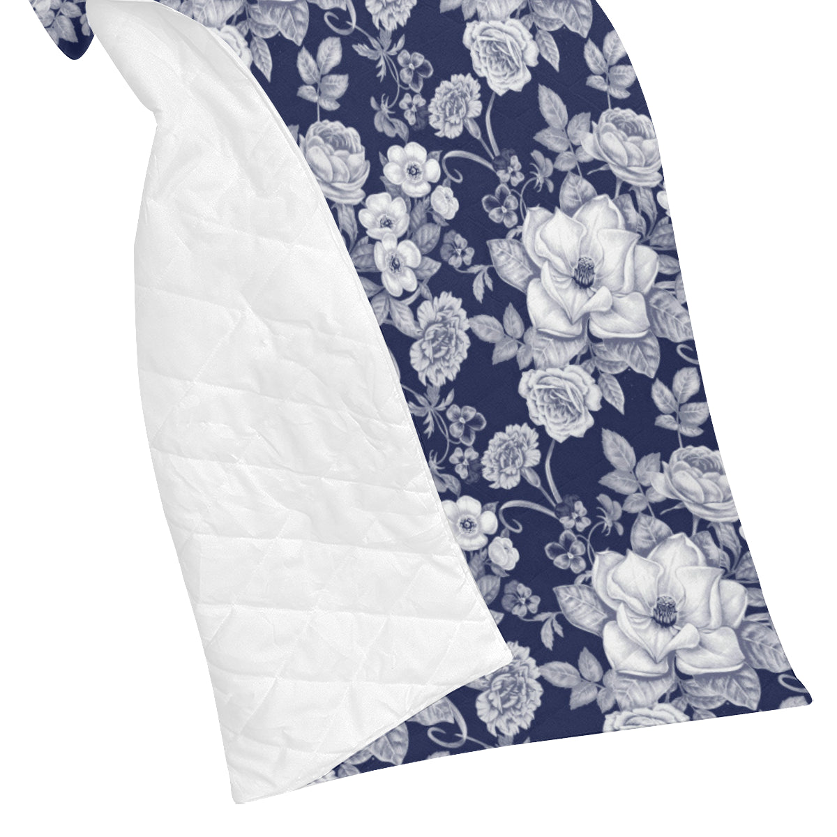 Floral Infrared Pattern Premium Quilt