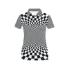 Optical illusion Projection Torus Women's Polo Shirt