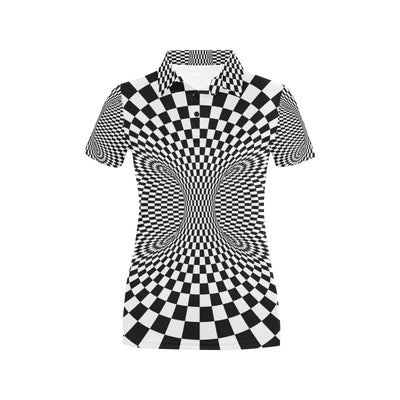 Optical illusion Projection Torus Women's Polo Shirt