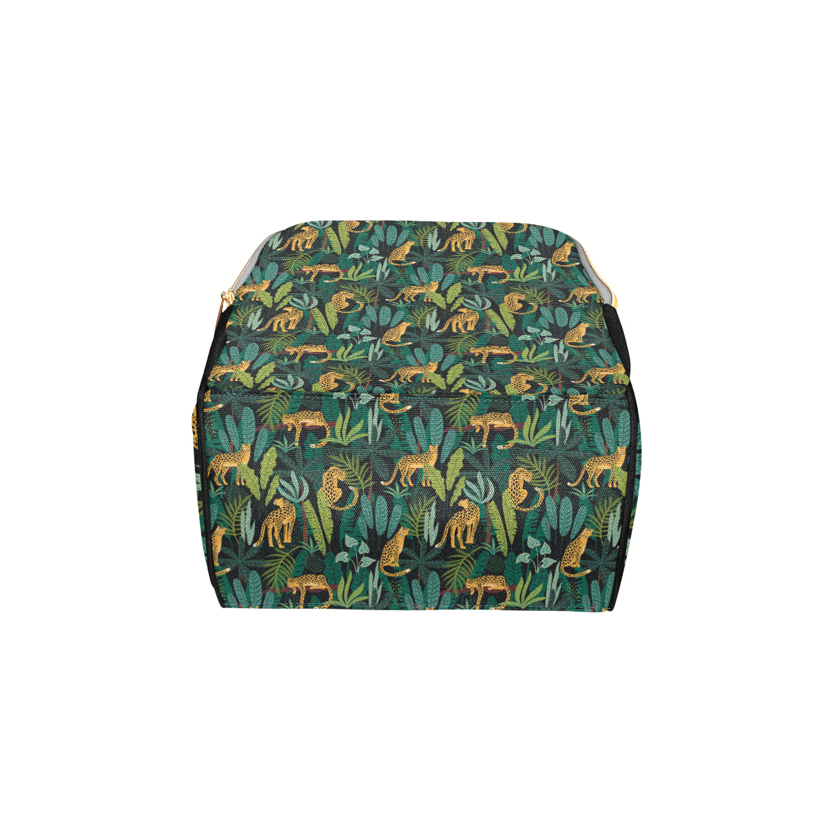 Jaguar Jungle Pattern Print Design 03 Diaper Bag Backpack