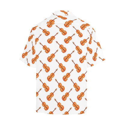 Violin Print Design LKS401 Men's Men's Hawaiian Shirt